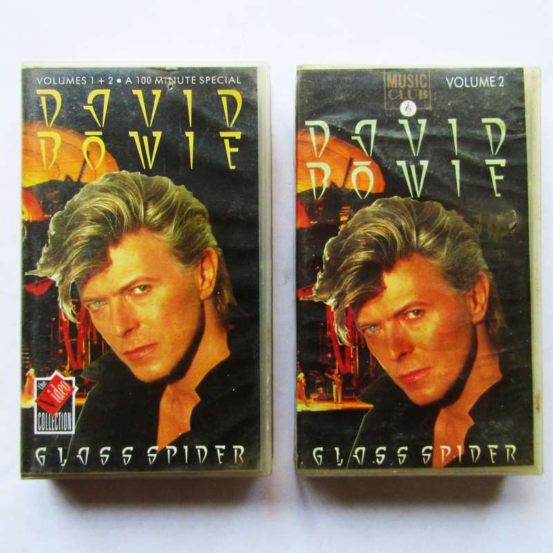 David Bowie - Glass Spider Volume 1 and 2 - VHS Video Tapes (1990)