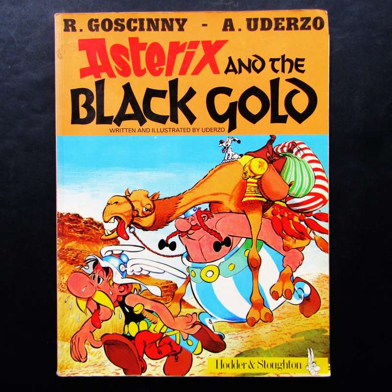 Asterix and the Black Gold - Softcover Book (1984)