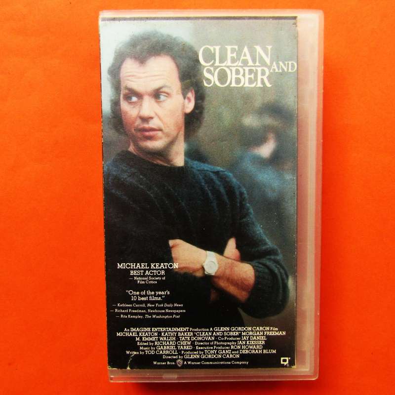 Clean and Sober - Michael Keaton - Movie VHS Tape (1989)