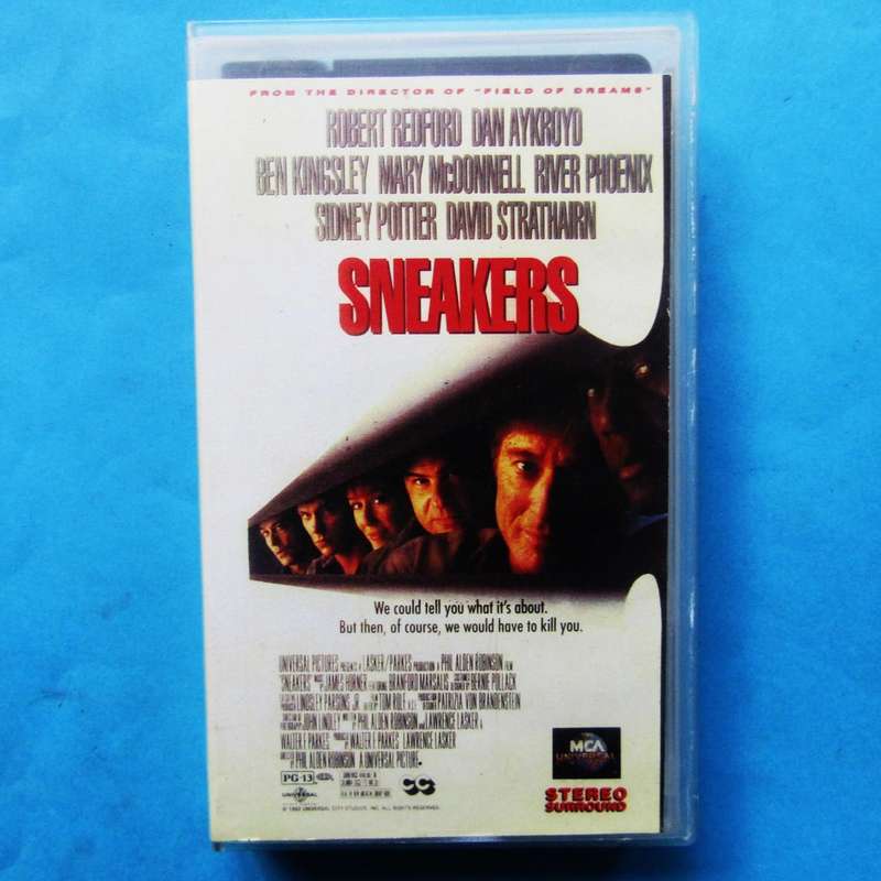 Sneakers - Robert Redford - Movie VHS Tape (1992)