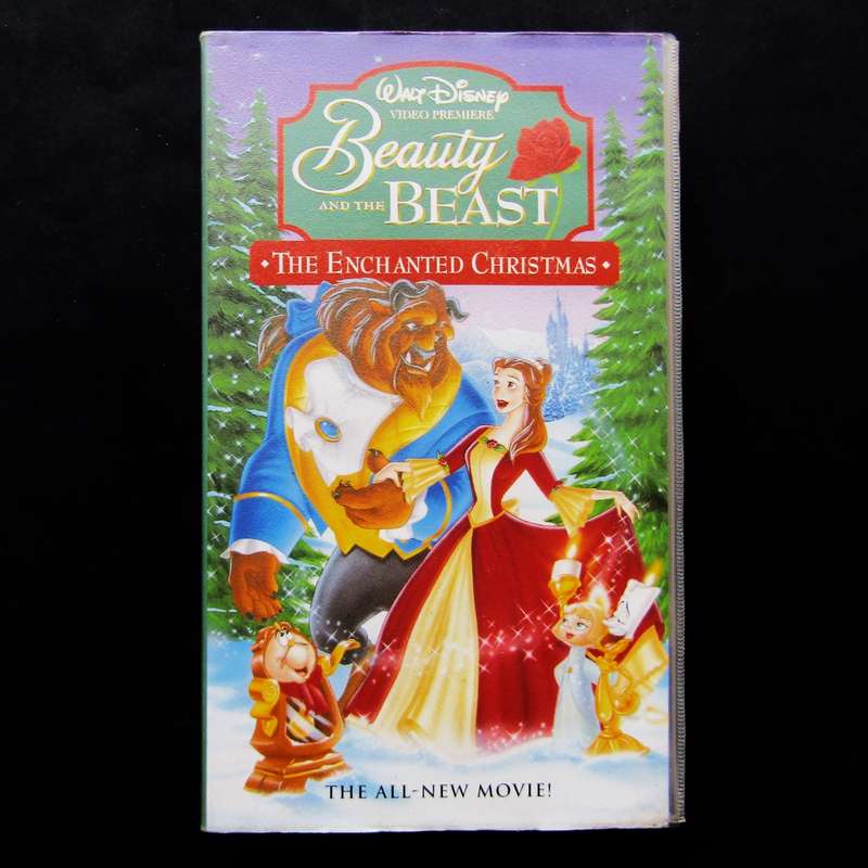 Beauty and the Beast - Enchanted Christmas - Disney VHS Tape (1998)