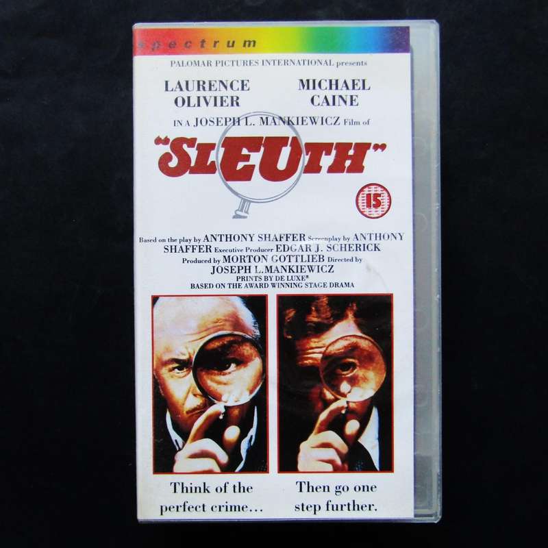 Sleuth - Michael Caine - Movie VHS Tape (1983)
