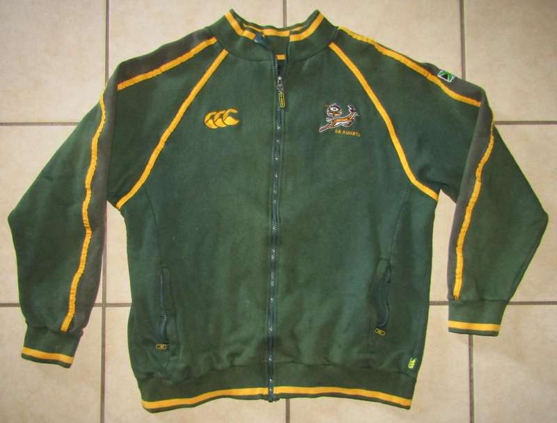 Old Canterbury Springbok Rugby Tracksuit Jacket - XL Size