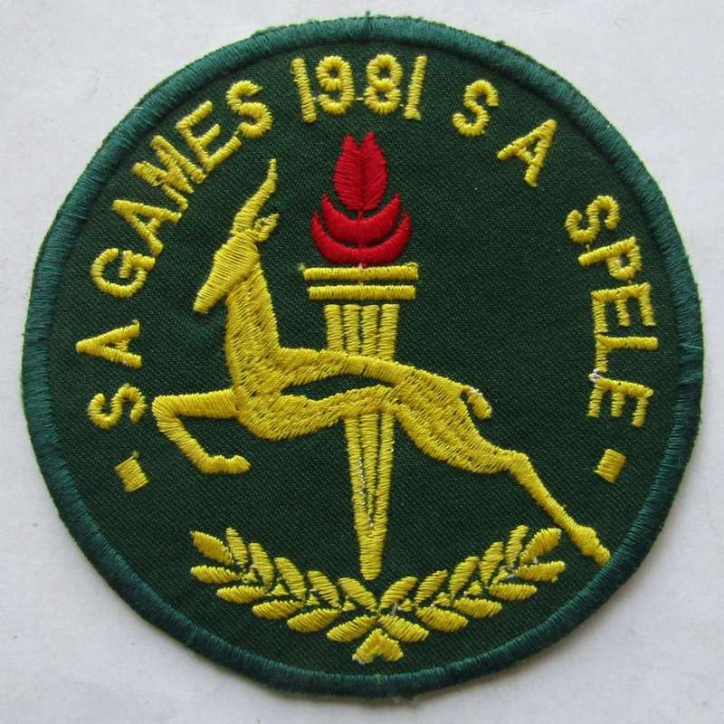 1981 SA Games Patch Badge