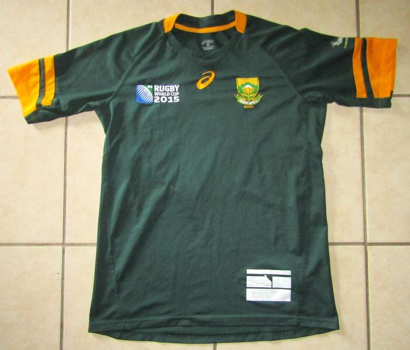 2015 World Cup Special Edition Springbok Rugby Jersey - Large Size