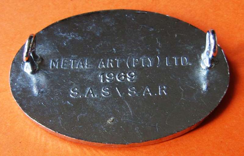 1969 SAR Railways Checker Laaimeester Cap Badge