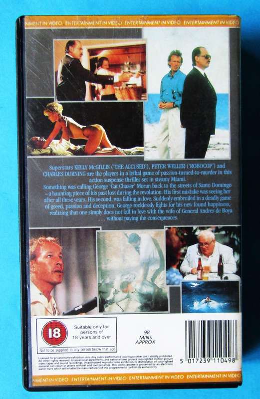 Cat Chaser - Movie VHS Tape