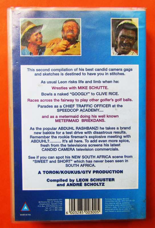 The Best of Leon Schuster 2 - VHS Video Tape (1991)