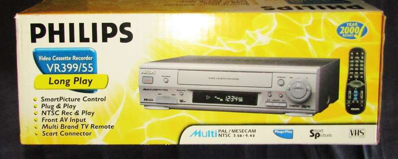 Philips VHS Video Cassette Recorder / Player