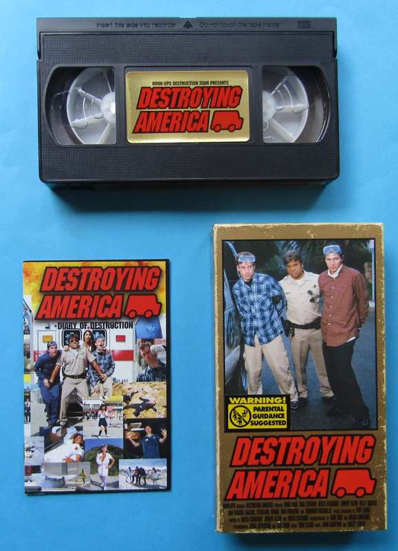 Destroying America - Hook Ups Skateboarding - VHS Video Tape (2000)