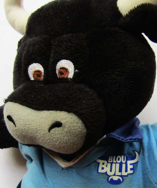 Old Blou Bulle Rugby Mascot Doll