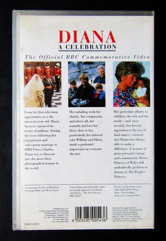 Diana - A Celebration - VHS Video Tape (1997)
