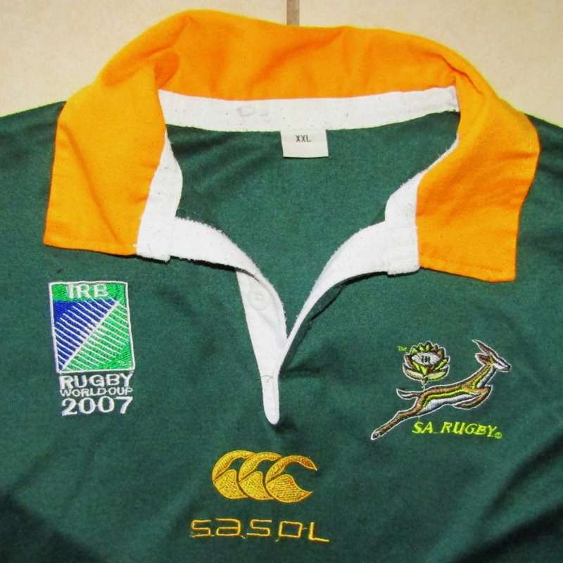 2007 World Cup Springbok Rugby Jersey - Size XXL