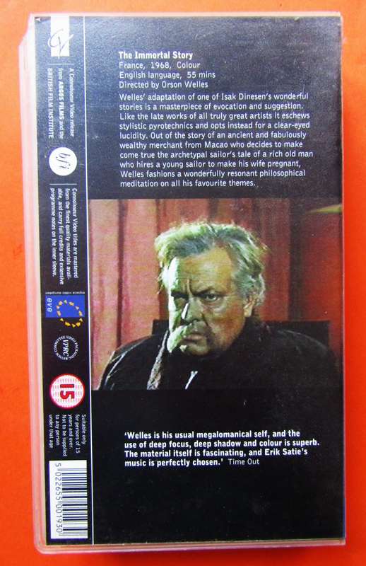 The Immortal Story - Orson Welles - Movie VHS Tape