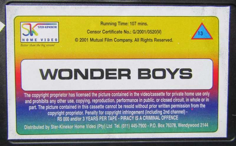 Wonder Boys - Michael Douglas - Movie VHS Tape (2001)