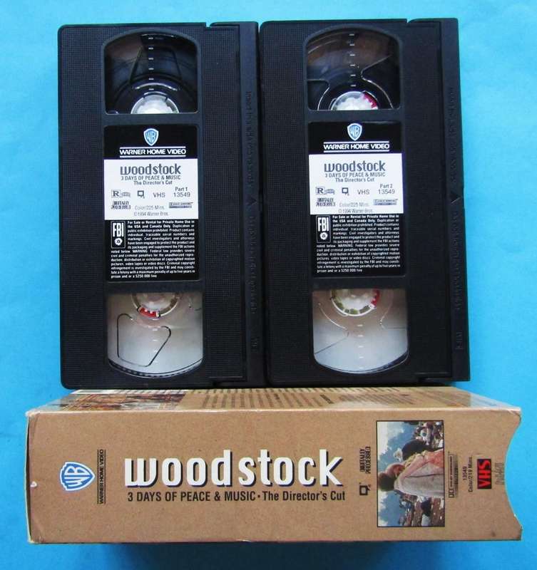 Woodstock - Double VHS Tape Box Set (1994)