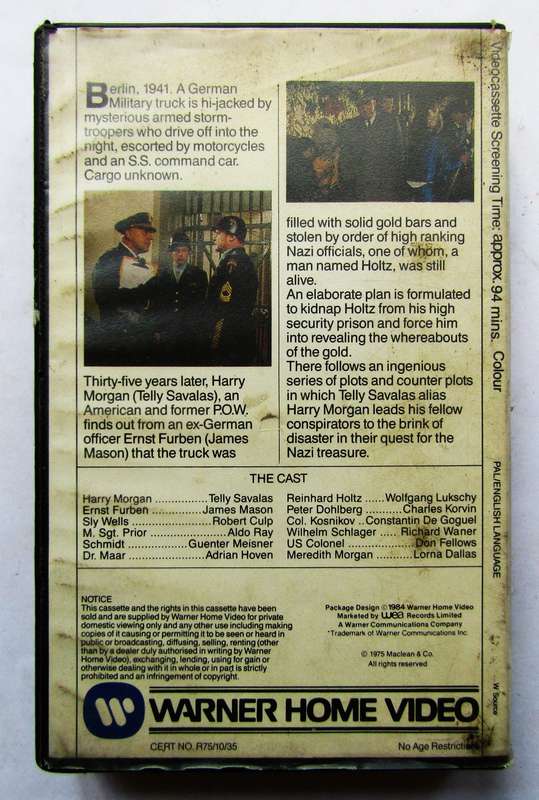 Inside Out - Telly Savalas - Movie VHS Tape (1984)