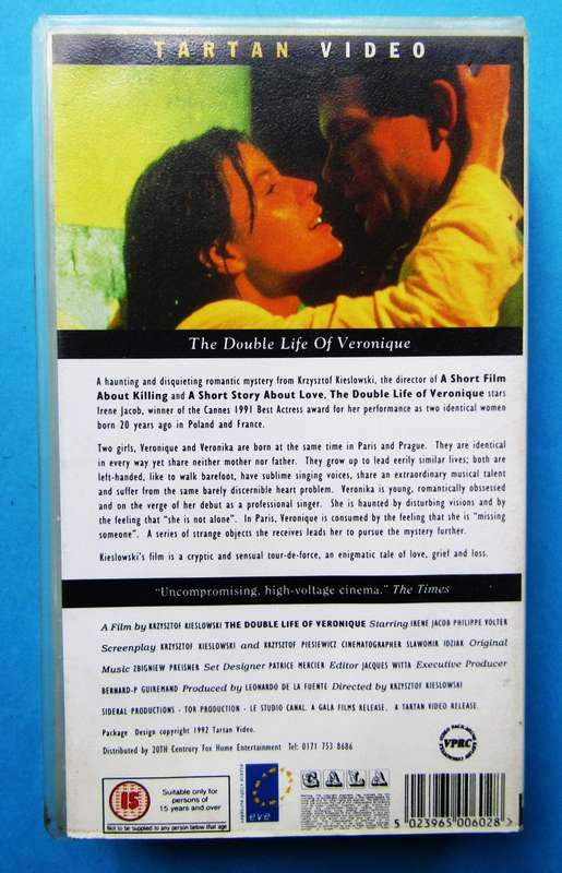 The Double Life of Veronique - Movie VHS Tape (1992)