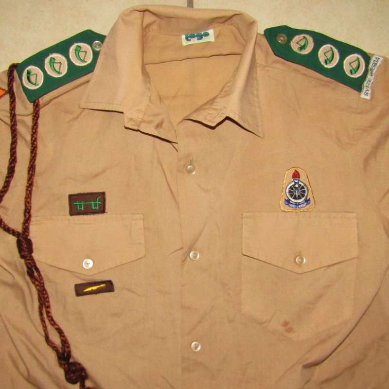 Old Voortrekkers Shirt with Lanyard and Badges