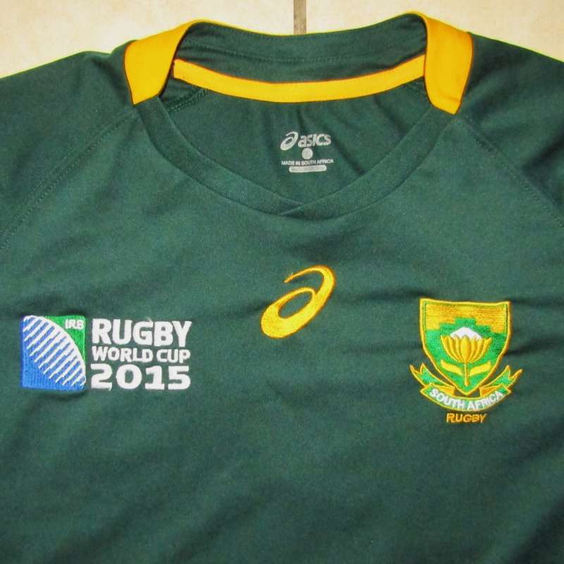 2015 World Cup Special Edition Springbok Rugby Jersey - Large Size