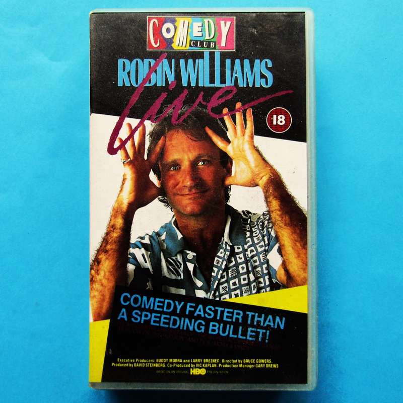 Robin Williams Live - Comedy VHS Tape (1992)