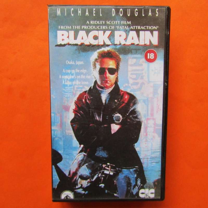 Black Rain - Michael Douglas - Movie VHS Tape (1989)