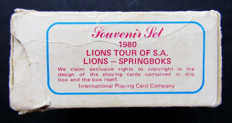 1980 Springboks vs British Lions - Double Pack of Rugby Cards