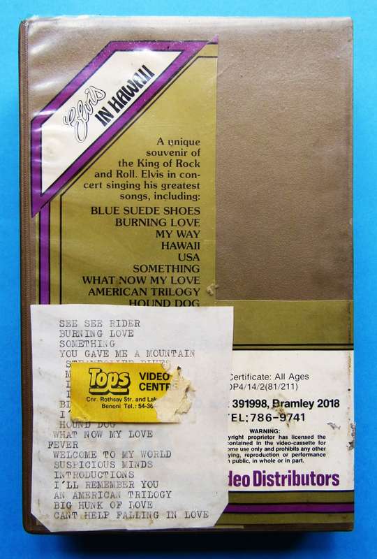 Elvis in Hawaii - VHS Video Tape (1981)