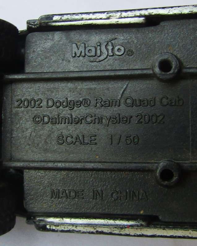 2002 Maisto Dodge Ram Quad Cab