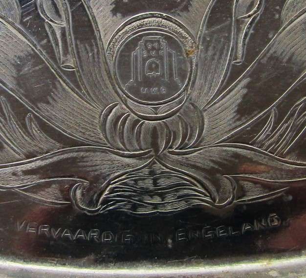 Old Voortrekker Monument Metal Tray - Made in England