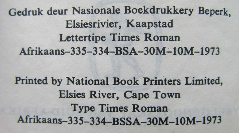 1973 SADF Afrikaans Pocket Bible