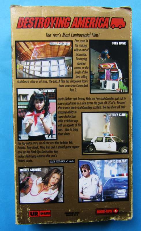 Destroying America - Hook Ups Skateboarding - VHS Video Tape (2000)