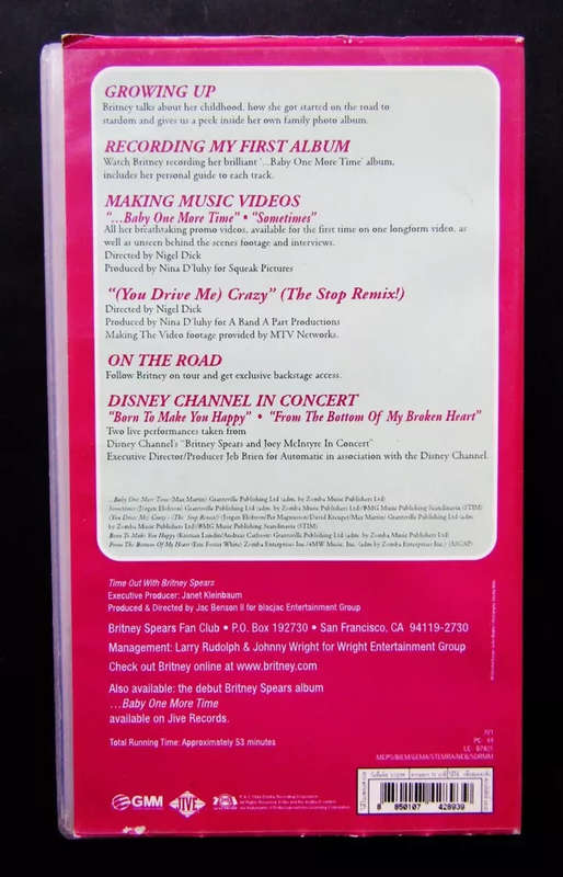 Time Out with Britney Spears - VHS Video Tape (1999)