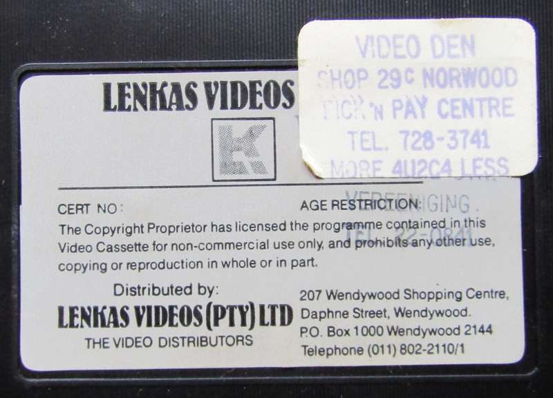 The Only Way - Jane Seymour - War Movie VHS Tape (1970)