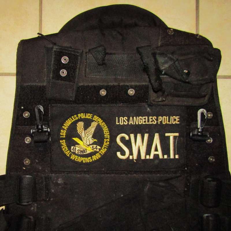 Old Los Angeles Police SWAT Tactical Assault Vest