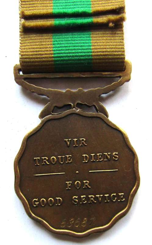 SADF 10 Year Good Service Full Size Medal