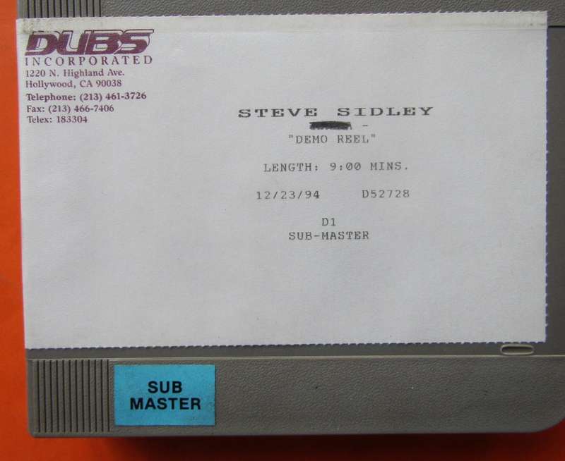 Large Sony D1M-12 19mm Video Cassette