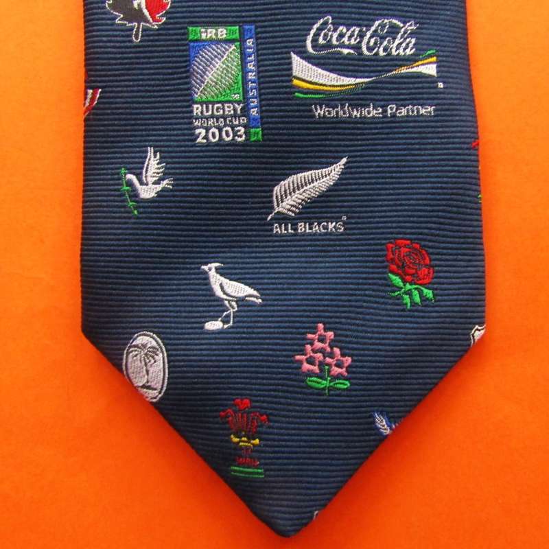 2003 Coca Cola Rugby World Cup Neck Tie