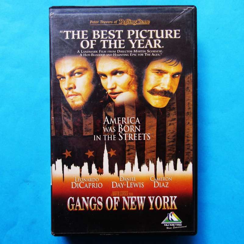 Gangs of New York - Movie VHS Tape (2002)