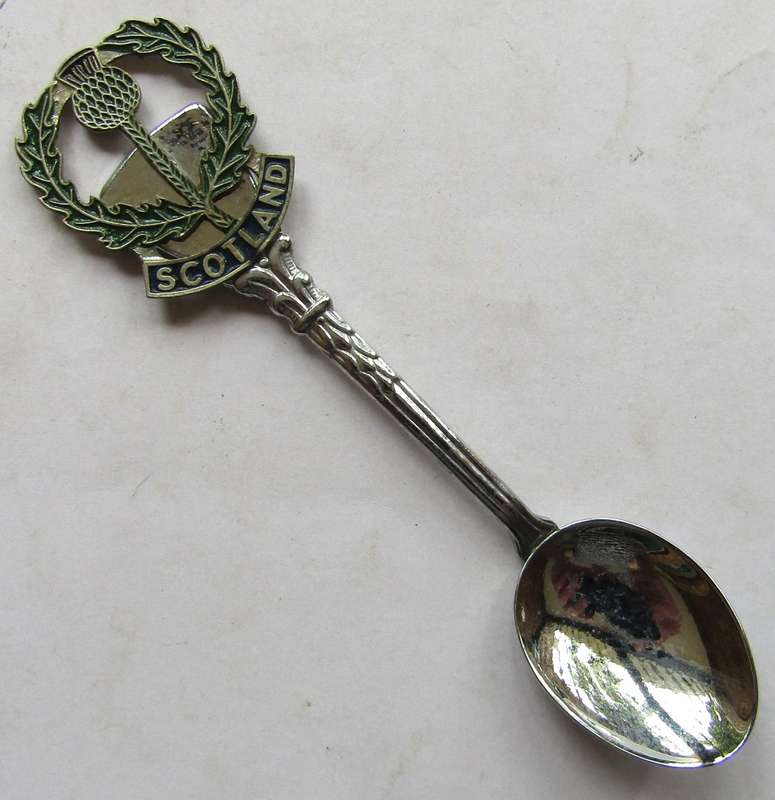 Old Scotland Rugby Crested Spoon