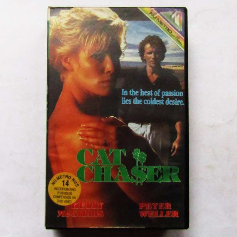 Cat Chaser - Peter Weller - Crime Movie VHS Tape (1989)