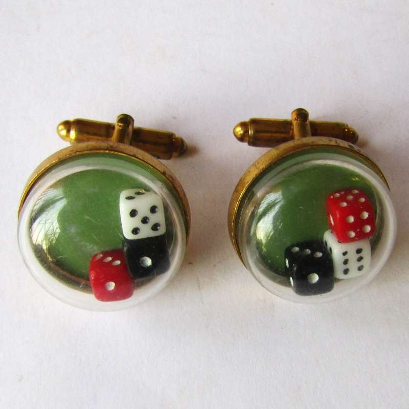 Cool Gambling Dice Cufflinks