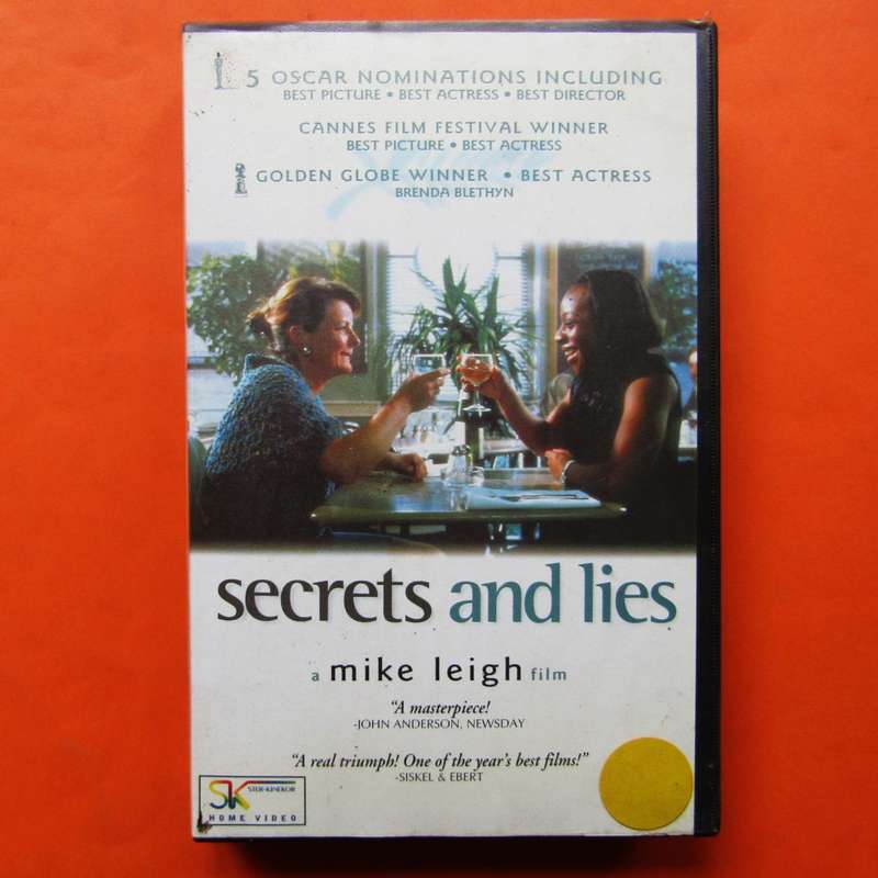 Secrets & Lies - Movie VHS Tape (1997)