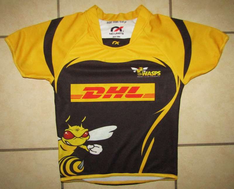 Old Wasps Rugby Club Jersey - Kids Size 5/6