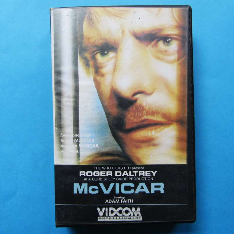 McVicar - Roger Daltrey - Crime Movie VHS Tape (1980)