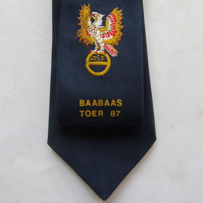1987 ASF Baabaas Toer Rugby Neck Tie