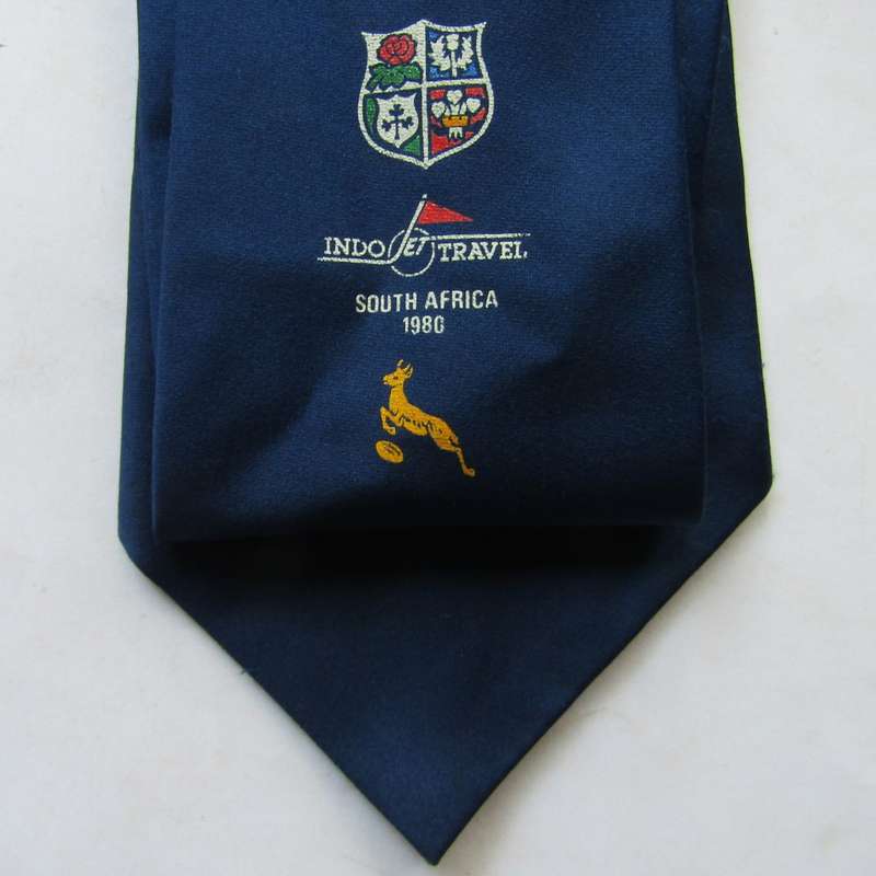 1980 Springboks vs British Lions Rugby Neck Tie
