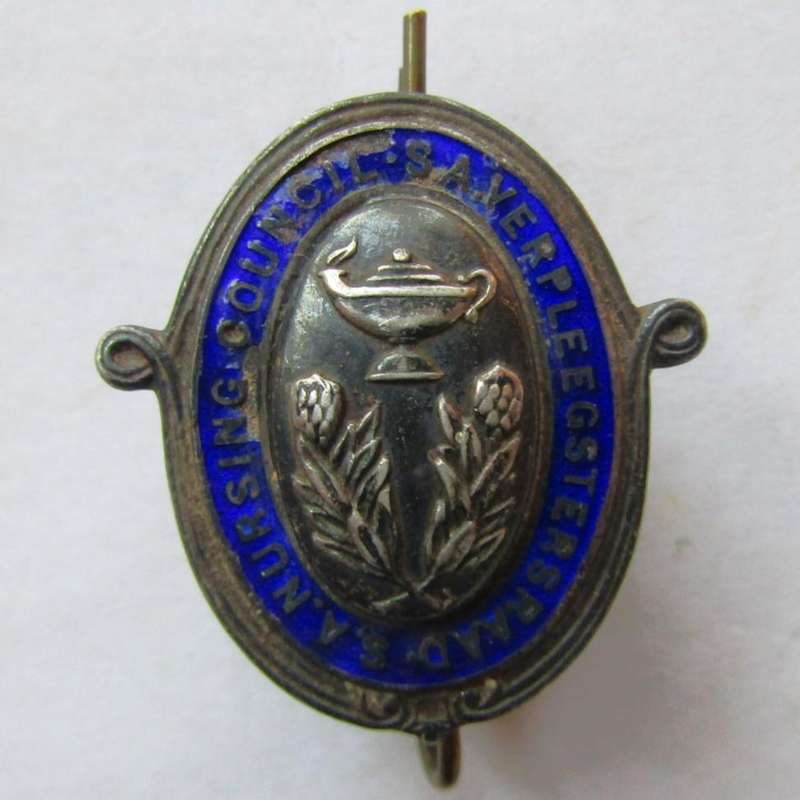 Old SA Nursing Council Hallmarked Silver Badge