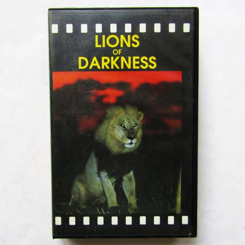Lions of Darkness - Wildlife VHS Video Tape