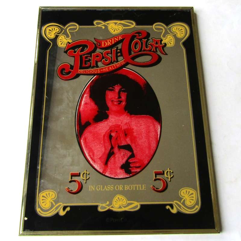 Old Pepsi Cola Bar Mirror